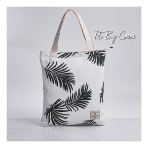 Carravelle Store tote bag kanvas / tas selempang dan tenteng polos bisa custom sablon TB 018