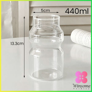 Winsome ถ้วยชานมปากแคบ แก้วน้ำดื่ม มี 2 ขนาด 250ml 440ml ถ้วยน้ำผลไม้ Creative cup