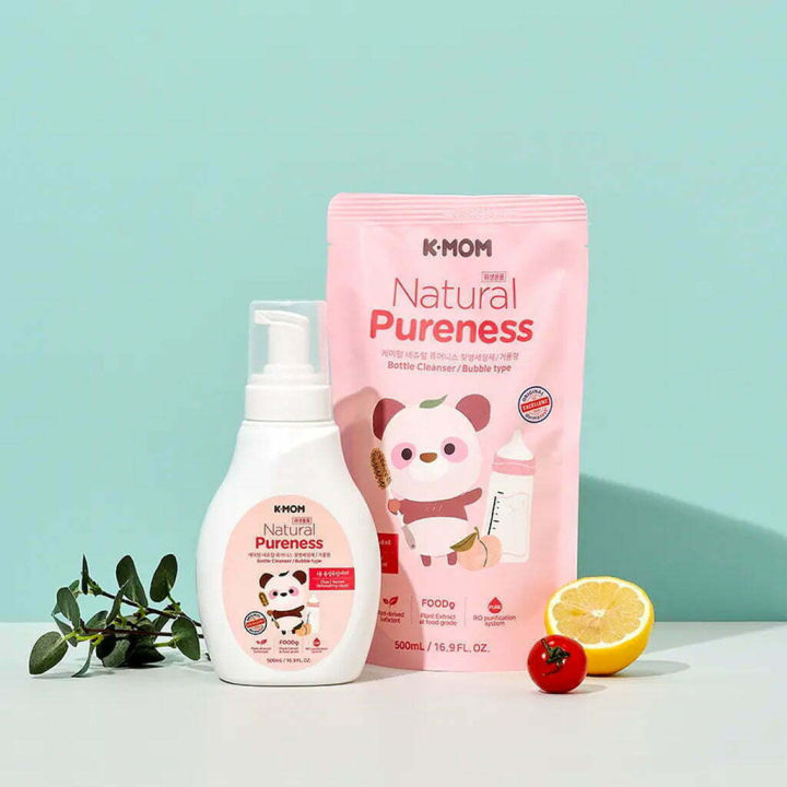 [Hayllo] K-MOM Baby Bottle Cleanser - Bubble | Lazada