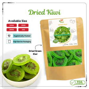 3FFOOD DRIED GREEN KIWI Dried kiwi with original flavor