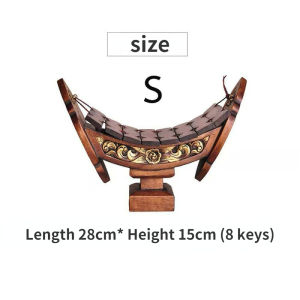 Thai Musical Instrument Wooden Xylophone Wooden Toys Hand Carved Gold Plated Teak Xylophone Percussion Home Decor Various Sizes