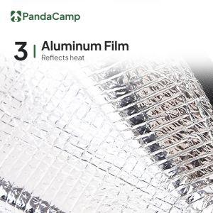 Double Sided Aluminium Foil Foam Ground Mat Tikar Picnic Mat Waterproof Camping Sleeping Pad Outdoor