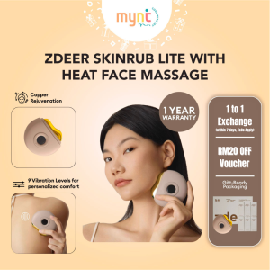 Zdeer Skinrub Lite Facial Lifting & Massage Device with Heat & Vibration (Free Essential Oil x 5) Mesin Urut 按摩器 Gift for Partner