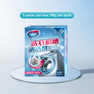 Washing Machine Cleaner Deodorizer & Descaler Active Deep Cleaning Solid for HE Front Loader & Top Load Washer Washing Machine Dirt Cleaner Remover Septic Safe Eco-Friendly