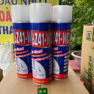 Chai 500ml Xịt Chống Rỉ Sét Và Bôi Trơn BZ41-WD Dùng Cho Dụng Cụ Các Vật Dụng Bằng Kim Loại Chi Tiết Máy