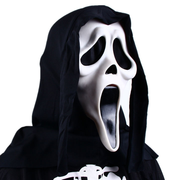 Suit Adult Scream Mask Ghost Face Cosplay Halloween Dress Accessory ...