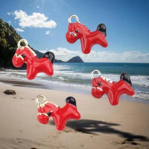 MillionGrid 2pcs Kẽm hợp kim ngựa mặt dây chuyền quyến rũ handmade tự làm vòng cổ bông tai vòng tay Keychain phụ kiện đồ trang sức làm