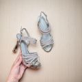 Dép Nữ Sandal Cao Gót Xoăn 10P Đế Gót Tròn Fullbox 8031-26. 