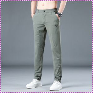 Pants No Leg Constraints Elasticity Long Pants Lightweight Luxury Versatility Prevents Linting