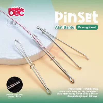 [BEC] Pinset Alat Bantu Pasang Karet Celana | Alat Pasang Karet Menjahit Jahit Jepit Karet