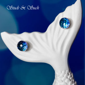 [Studs & Such] 925 Silver Stud Earrings With Genuine Austrian Crystal Ball