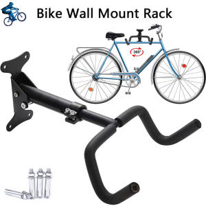 Bike Hanger for Wall Foldable Thickened Durable MTB Road Bike Rack Wall Mount Adjustable Stable Bicycle Parking Stand Bike Repair Display Rack
