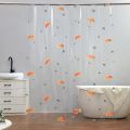 Goldfish Clear Shower Curtain, 78" W x 72" L Waterproof Lightweight Fish Shower Curtain Liner, PEVA Long Bath Fashion Shower Curtains with 12 Grommets Hooks for Bathtub Bath Bathroom. 