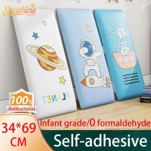 34x69cm Babies Anti Collision Foam Wall Stickers Characters Design Good For Wall Decor or Headboard Baby Anti Collision Foam Wall Stickers Characters Design Good For Wall Decor or Headboard Children Foam 3D Foam Headboard Sticker Selfadhessive and Waterpr