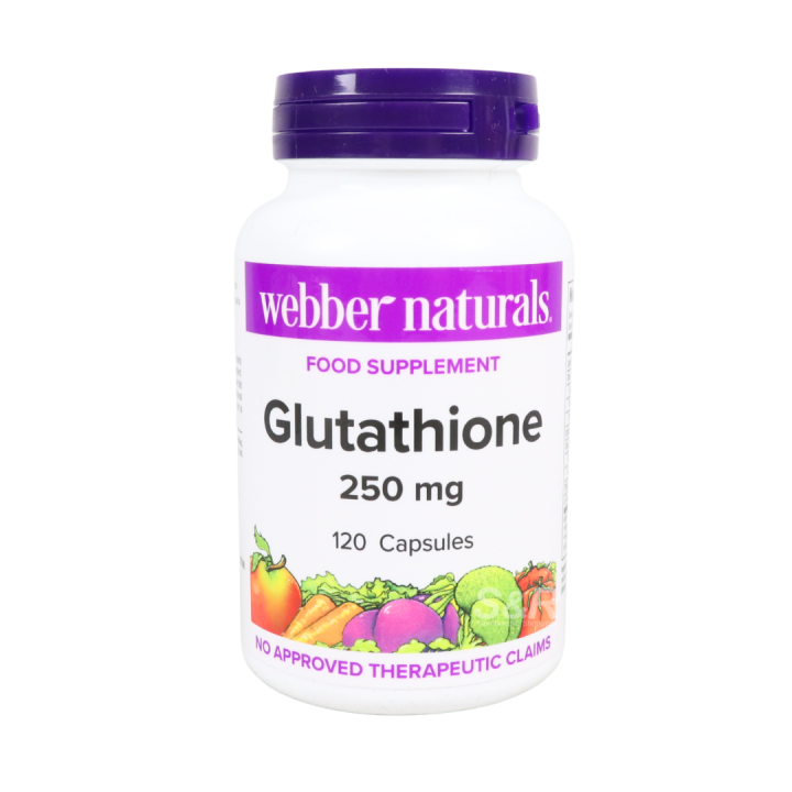 Webber Naturals Glutathione 250mg 120 capsules