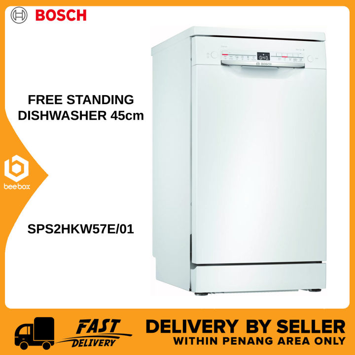 Bosch SPS2HKW57E Series 2 Freestanding Dishwasher 45cm White DBS Lazada