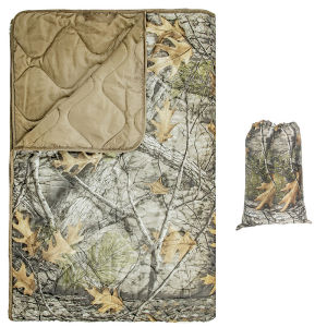 US Woodland Camouflage Blanket for Bed Travel Compression Pack Quilt Camping Picnic Washable Waterproof Air Light Quilt Sofa Home Cover
