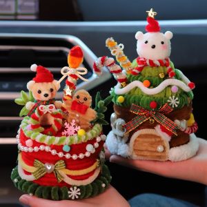 Hadiah Krismas twist bar kek kotak penginapan tangan rambut hoop bahan diy hiasan rambut hadiah hari jadi rakan