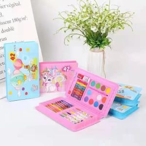 42/86pcs Kids Coloring Set Painting Water Color Crayon Drawing Sets Art Set Children Drawing Set