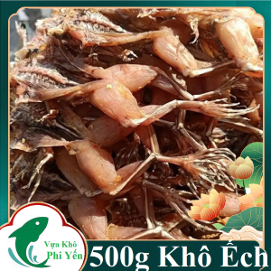 1kg Khô Cá Ếch Thiên Nhiên Ướp Xẻ Ớt Đùi To Siêu Thịt Tươi Mới- VỰA KHÔ PHI YẾN