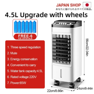 Cold fan air cooler fan air conditioner Fan Super wind power portable Air cooler portable aircon with ice for living room mini aircon Promo Sale aircooler cooler fan for bedroom Three-speed control for Home Room Office electric fan portable