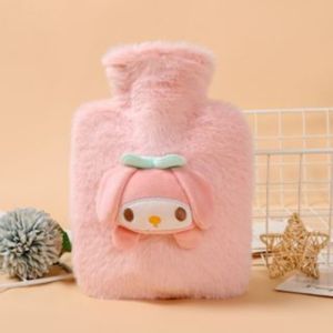 Portable Cute Hot Water Bag Thick Rubber Hand Feet Warmer Bag Heat Pad for Period Pain Relieve Keep Warm 1000ml