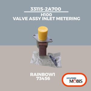 331152A700 VALVE ASSY- INLET METERING FOR HYUNDAI H100 (MOBIS ORIGINAL) PART #: 33115-2A700: 331152A700