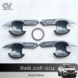 Cover Outer Pintu Mobil Rush Gr Sport 2018 - 2024 Carbon