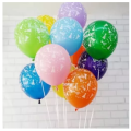 1 pak isi 10pcs Balon Latex Tulisan Happy birthday 12inc. 