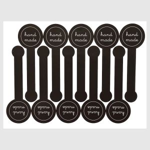 100Pcs Long Flower Pattern Cake Baking Sealing Sticker DIY Decoration Gift Labels Sticker