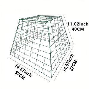 Greenpets Chicken Cage Trapezoidal Chicken Coop Multiple Sizes Heavy Duty Ventilation Design for 10 Chickens Poultry Farm Easy Clean