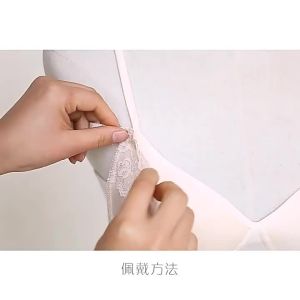 Shipped from China [2025] Modal Strapless Anti-Exposure Chest Cover Lace Trim Bra Camisole Inner Wear