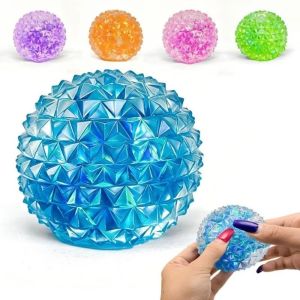 WENQI Slow-Resilience Maltose Diamond Shiny Ball Shiny Ball Soft Squeeze Fidget Toy Sparkling Ball Kneading Music Squeeze Toy Daily Use