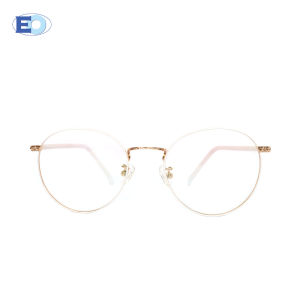 EO Eyewear Iota Fashion Eyeglasses for Men and Women Stainless Steel Round