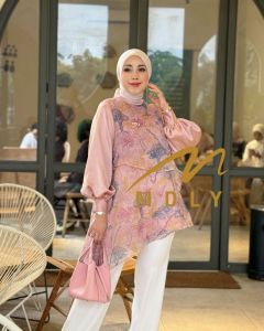 MDLY Baju kemeja atasan wanita muslim/Tunik Premium Printing/Bayang Sani Tunic Reborn by MDLY