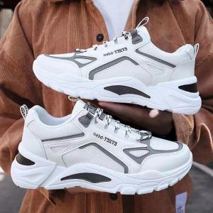 HYGGE SHOES 2022  Korean fashion high wedge sneaker shoes for men #6012