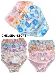 6 Pcs Celana Dalam Wanita Dewasa Sablon Kembang Termurah