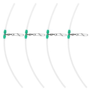 RUSSELLERT 10pcs Ống chéo Đầu nối cân bằng cho cần câu Xoay 3 chiều Gói 10 chiếc Dây nối câu cá Thực tế Câu cá nước mặn Dụng cụ câu cá biển Câu cá biển