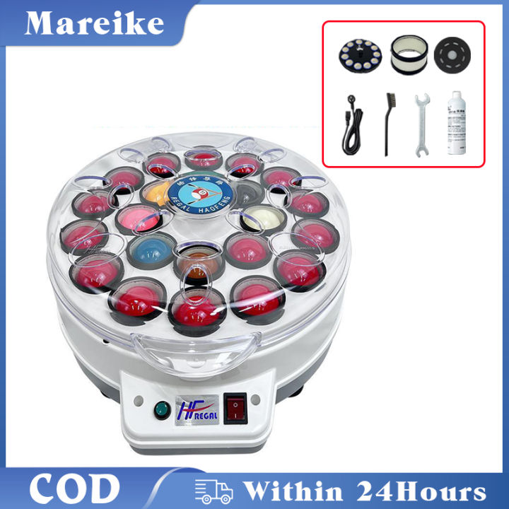 Billiard ball cleaning machine