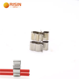 Risin 20Pcs Solar Cable Clip SUS304 Stainless Steel PV Cable Clamp 2way 4way for Solar Mounting Installation