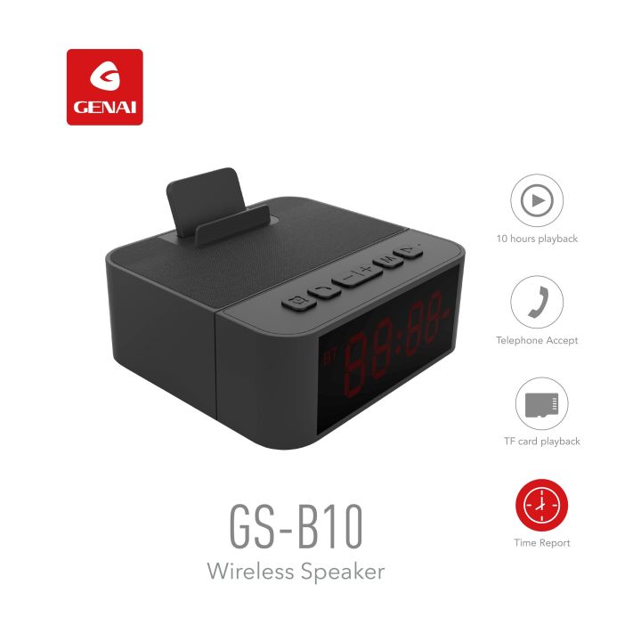 GENAI GS-B10 WIRELESS BLUETOOTH PORTABLE SPEAKER