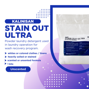 Kalinisan Serv Stain Out Ultra Stain Remover Powder for Clothes 1 Kilo