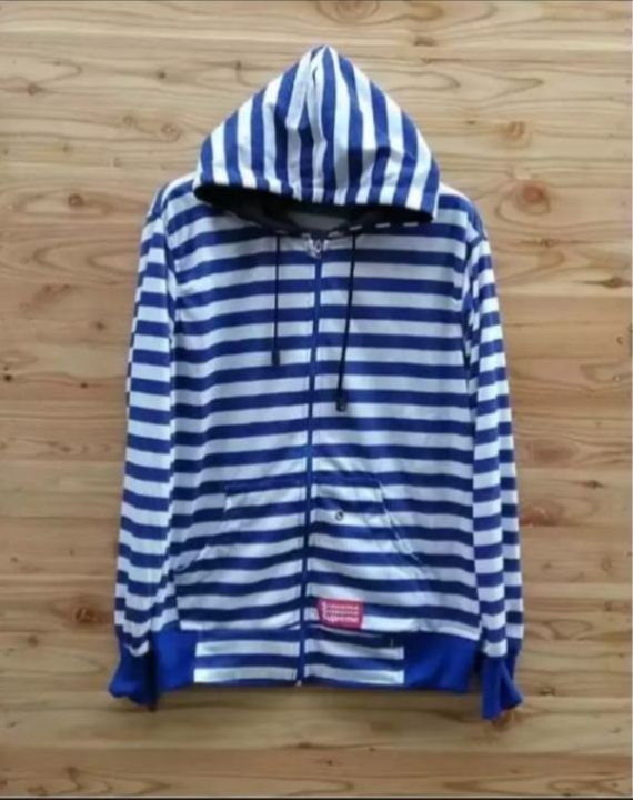 Sweater Salur Pria / Jaket Sweater hoodie salur / Sweeter Hits Belang belang / Jaket Switer Hodie Motif Salur