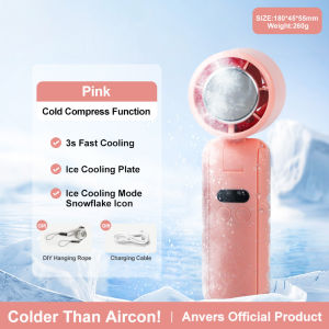 【CLEARANCE SALE】Anvers 3-in-1 Multifunction Portable Fan 4000mAh | Cooling + Cold Compress + Power Bank