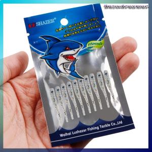 Snowdreamer 10 chiếc Mồi mềm câu cá 35mm 0.3g Mồi mềm có ren mồi mềm mini mồi giả đuôi thẳng sâu mềm