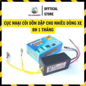 MẠCH NHẠI CÒI Xe Máy Posh Kêu Dồn Dập Dành Cho Nhiều Dòng Xe Dòng Điện DC 12V