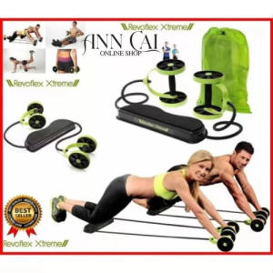 Revoflex Xtreme Roller Abdominal Wheel AB Trainer Exercise Work Out Gym AB Rollers Fitness Equipment
