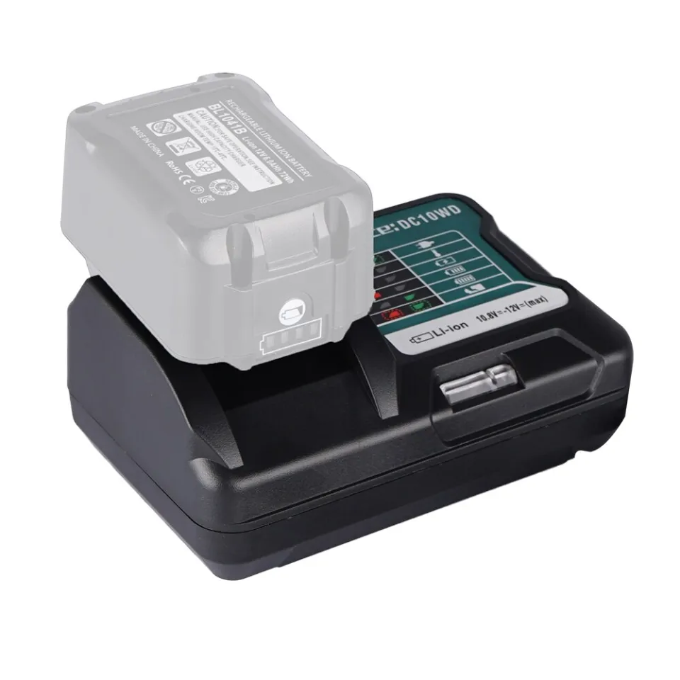 Makita Accu Vervanging 2X Batterie & Chargeur Pour Makita 10,8V 12V 4,0Ah BL1021B BL1041B BL1020B BL1040B BL1016 BL1015 Modèle De Chargeur DC10WD DC10SB DC10WC Accu 12v