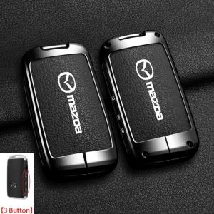 Car Key Case Key Chains For Mazda 3 Alexa Cx30 Cx-30 Cx-5 Cx5 Cx3 Cx-3 Cx8 Cx-8 Cx9 Cx-9 Zinc Alloy Key Holder