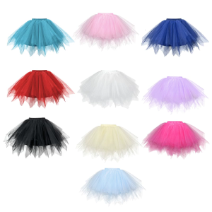 Fashionable Tutu Skirt with Elastic Waistband Cosplay Short Dress Unique Half Skirt for Women Seeking Unique Style